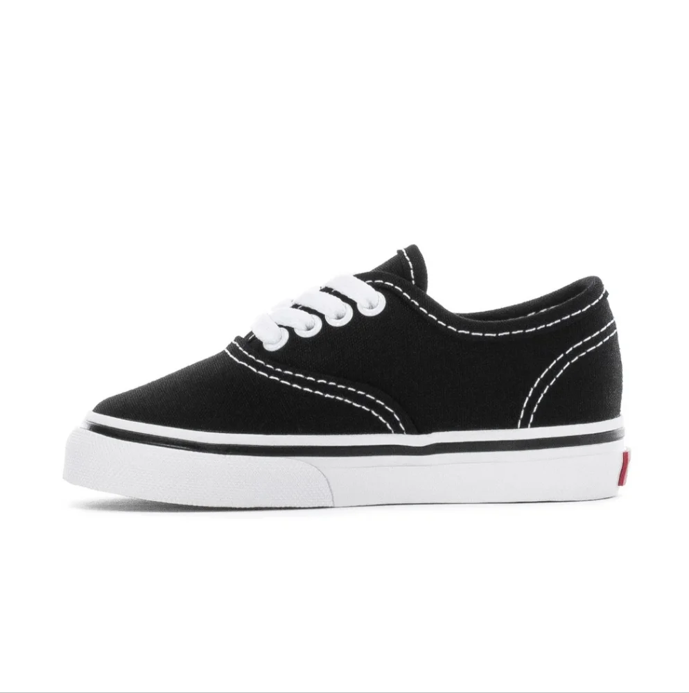 Vans Kids Black and White Shoes